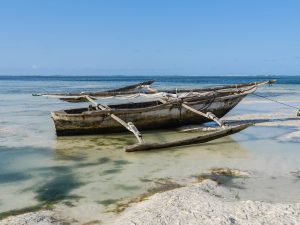 Fischerboot vor Sansibar
